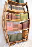 Wine Barrel Bookcase - Amarone - Made From Retired California Wine Barrels 4 small