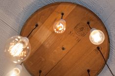 Wine Barrel Head Adjustable Chandelier - Resplendent - Made From Retired Ca Wine Barrels 2 small