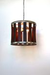Wine Barrel Chandelier - Drum - Made From Retired California Wine Barrels 6 small