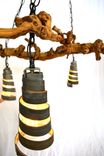 Grapevine Wine Barrel Ring Chandelier - Dolcetto - Made From Retired California Grapevines 1 small