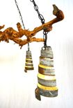 Grapevine Wine Barrel Ring Chandelier - Dolcetto - Made From Retired California Grapevines 5 small
