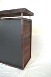 Wine Barrel Hostess Stand Or Bar With Chalkboard Front - Rostrum - Made From Retired Ca Wine Barrels 3 small