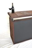 Wine Barrel Hostess Stand Or Bar With Chalkboard Front - Rostrum - Made From Retired Ca Wine Barrels 5 small