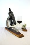 Counter Top Bottle Holder - Acerbus - Made From Retired California Wine Barrels 3 small