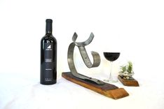 Counter Top Bottle Holder - Acerbus - Made From Retired California Wine Barrels 5 small