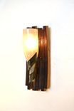 Wine Barrel Stave & Bottle Sconce - Opulent - Made From Reclaimed Ca Wine Barrels And Bottles 3 small
