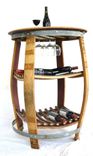 Wine Barrel Bistro / Tasting Table - Ravenea - Made From Retired California Wine Barrels 3 small