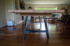 Straight Edge Maple Dining Table 3 small