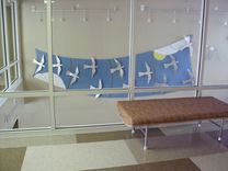 "Soaring Birds" 16 Ft. Wall Sculpture 2 small