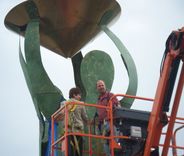 "Water Spirits" 32 Ft. Tall Sculpture For Nysdos 2 small