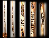 Child Hiking Stick,Wood Anniversary Gift,Retirement Gift 3 small