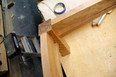 Ohio Cherry Arched Coffee Table 3 small