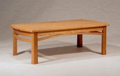 Ohio Cherry Arched Coffee Table 2 small