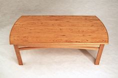 Ohio Cherry Arched Coffee Table 4 small