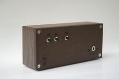 Nixie Clock - Heartwood Walnut 2 small