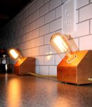 Wood Block Lamps 3 small