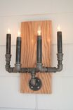 Pipe Candelabra Sconces 2 small