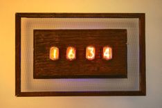 Nixie Tube Wall Clock 2 small