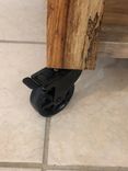 Texas Pecan Kitchen Cart Work Station With Maple End Grain Dyed Cherry 6 small