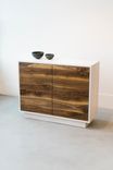 Stoage Cabinet - Bleached Oak And Walnut 1 small