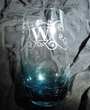 Glass Etching Monogram Hand Made Personalized Gift 1 small