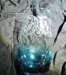 Glass Etching Monogram Hand Made Personalized Gift 3 small