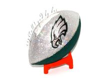 Philadelphia Eagles Crystallized Football Full Size Nfl Bling Genuine European Crystals Bedazzled 1 small
