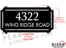 24in Sign Hanger With Address Plate. Personalized With Your Address. Driveway Sign. 5 small