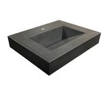 30in Concrete Floating Trough Sink 1 small