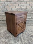 Rustic Industrial End Table / Side Table / Nightstand / Night Stand / Farmhouse / Farmhouse 6 small