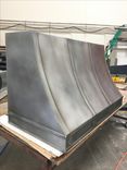 #113 Antique Style Zinc Range Hood With Custom Squares 4 small