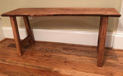 Table Rustic Cherry And Pecan With Live Edges 5 small