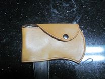 Leather Hatchet Cover Carved With Boy Scouts Of America Logo 1 small