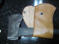Leather Hatchet Cover Carved With Boy Scouts Of America Logo 4 small