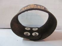 Your Logo Or Design On A Leather Wrist Cuff 2 small