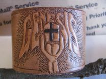 Your Logo Or Design On A Leather Wrist Cuff 3 small