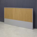 Modern Custom Headboard With Modern Slats 3 small