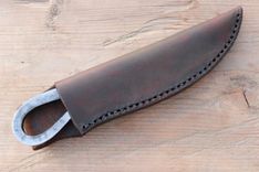 Firecreekforge.Com Hand Forged Spring Steel Patch Knife Skinning Traditional 3 small