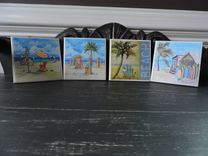 Beach Theme Ceramic Coasters 1 small