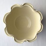 Handmade Ceramic Ruffled Edge Tree Bowl 2 small