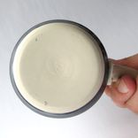 Handmade Stoneware Mug With Celtic Knot In Black And White 4 small