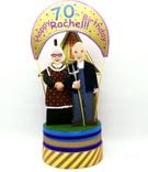 American Gothic Wedding Anniversary Cake Topper 4 small