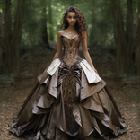 Steampunk Wedding Dress Ai Artwork Inspired Dress 1 small