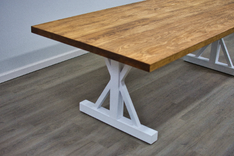 Farmhouse Dining Table, Modern Farmhouse Table, Farmhouse Kitchen Table, Rustic Farmhouse Table 2 small