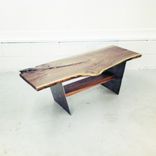 Walnut Slab Table/Bench 1 small