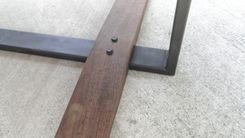 Live Edge Modern Dining Table 4 small