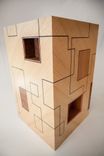 Veneer Dining Table Pedestal 4 small