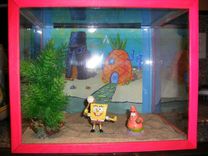 Sponge Bob Bikini Island 5 Gallon Aquarium 1 small