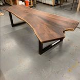 Single Slab Walnut Conference Table // Boardroom Table 7 small