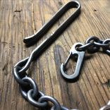Custom Sterling Silver Wallet Chain With Deep Belt Hook 3 small
